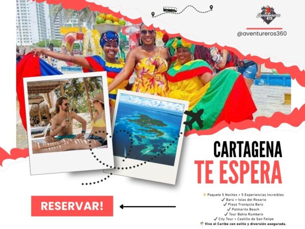 Cartagena en 6 días: Paquete 5 noches con 5 experiencias incluidas