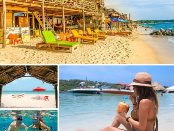 Combo de Actividades #8: Excursión 4 Islas + Punta Arena + Tour Bahía Rumbero + City Tour en Cartagena (4 Tours)