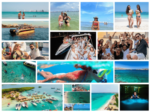 Combo de Actividades #7: Excursión 4 Islas + Punta Arena + Tour Bahía Rumbero en Cartagena (3 Tours)