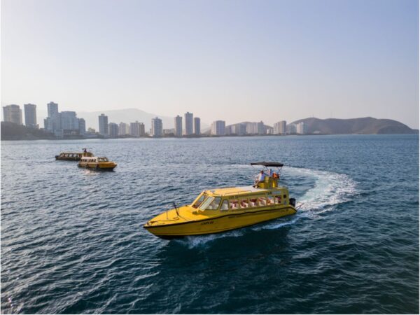 Combo de Actividades #13: Minca, Pozo Azul, Taganga y Playa Grande + Bahía Concha Parque Tayrona + Fiesta Blanca en Katamarán + Acuario con Show de Delfines y Playa Blanca + City Tour en Santa Marta (5 Tours)