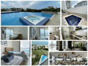 Apartamento para 6 personas - 1112 Luxury con Vista al Mar, Pozo Colorado Santa Marta
