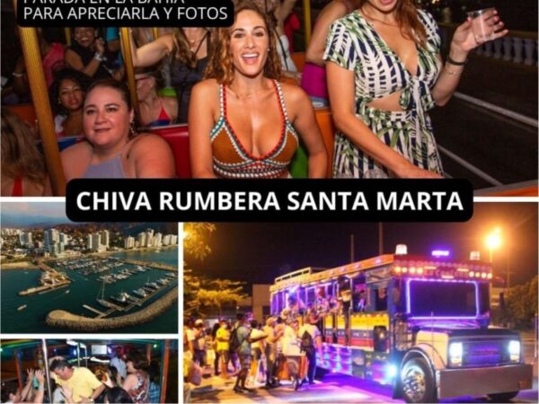 Combo de Actividades #14: City Tour + Chiva Rumbera en Santa Marta (2 Tours)