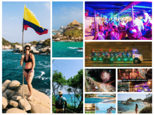 Combo de Actividades #4: Cabo San Juan Parque Tayrona + Chiva Rumbera en Santa Marta (2 Tours)