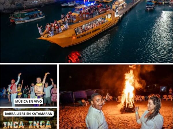 Combo de Actividades #12: Minca, Pozo Azul, Taganga y Playa Grande + Bahía Concha Parque Tayrona + Fiesta Blanca en Katamarán + City Tour en Santa Marta (4 Tours)
