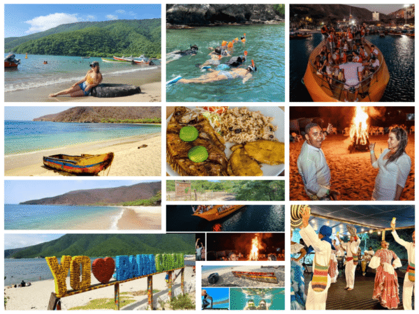 Combo de Actividades #3: Bahía Concha Parque Tayrona + Fiesta Blanca en Katamarán en Santa Marta (2 Tours)