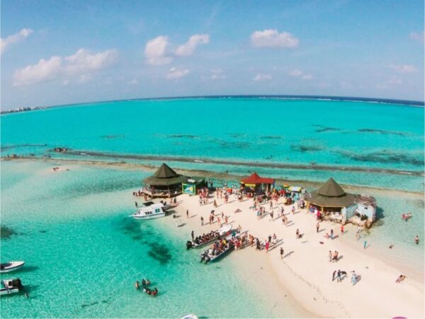 Combo de Actividades #6: Tour Bahía en Pontón + Parasail en San Andrés Islas (2 Tours)