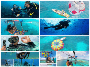 Combo de Actividades #20: Parasail + Buceo en San Andrés Islas (2 Tours)