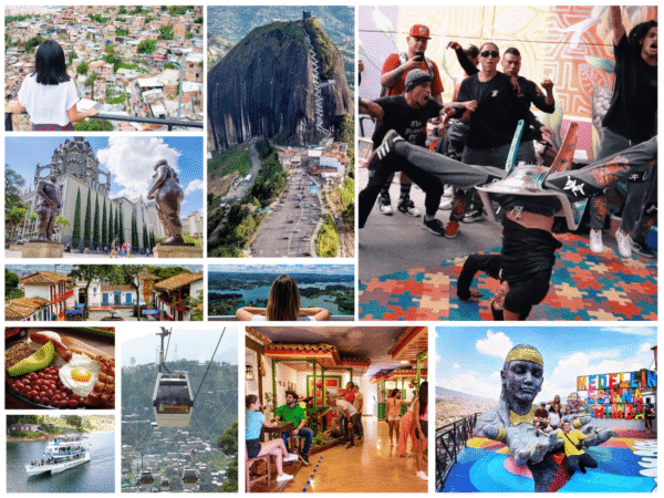 Combo de actividades #1: Comuna 13 con City Tour Medellín + Tour a Guatape (2 Tours)