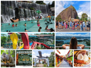 Combo de actividades #3: Tour a Guatapé + Tour a Hacienda Napoles (2 Tours)