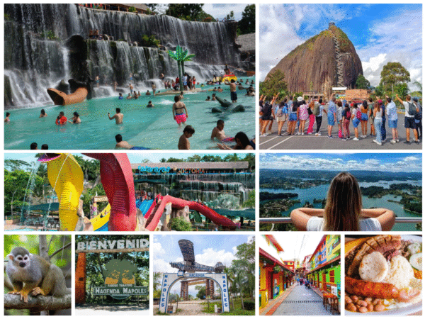 Combo de actividades #3: Tour a Guatapé + Tour a Hacienda Napoles (2 Tours)