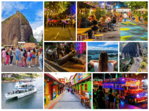 Combo de actividades #4: Tour a Guatapé + Chiva Rumbera Medellín (2 Tours)