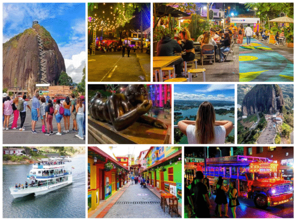 Combo de actividades #4: Tour a Guatapé + Chiva Rumbera Medellín (2 Tours)