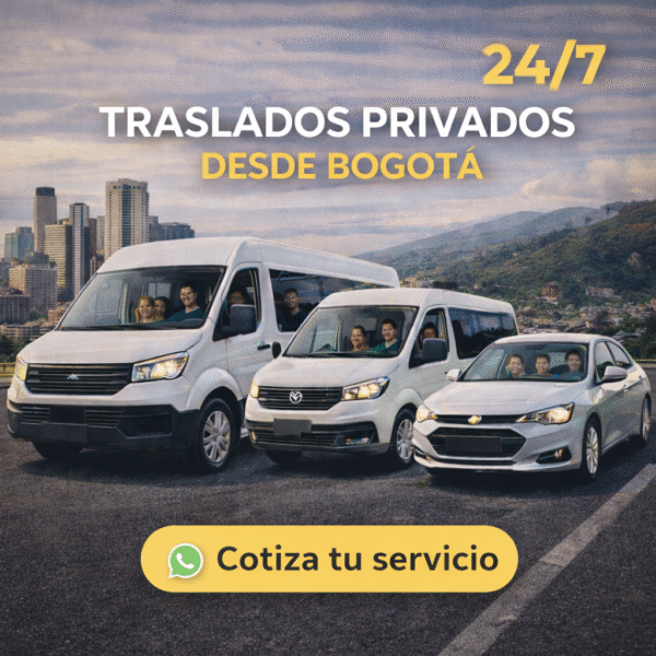Traslados Privados Aeropuerto El Dorado ↔ Bogotá 24/7 (Hoteles y Zonas)