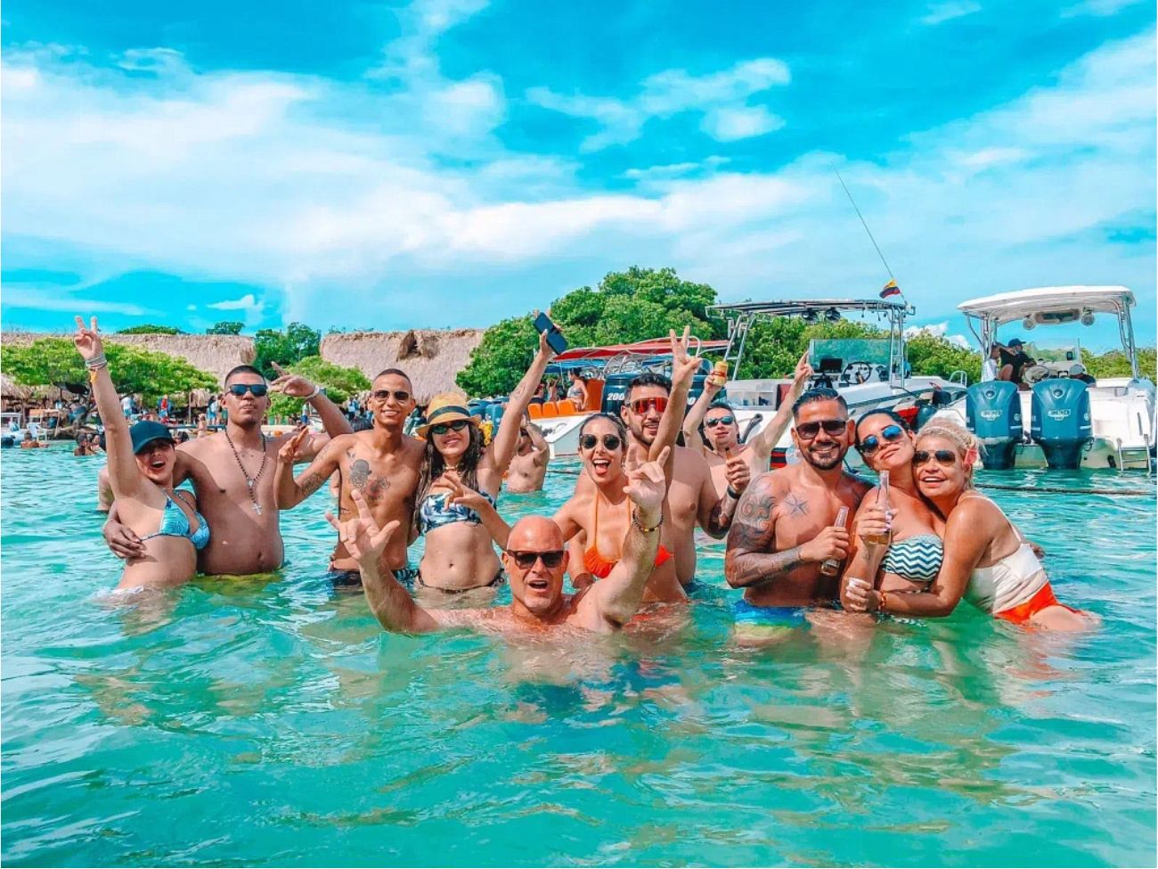 Tour Islas del Rosario en bote deportivo desde Cartagena