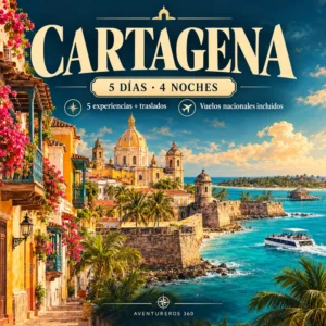 Paquete Cartagena 5 días y 4 noches con vuelos nacionales