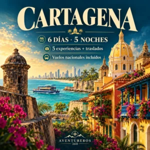 Paquete Cartagena 6 días y 5 noches con vuelos nacionales