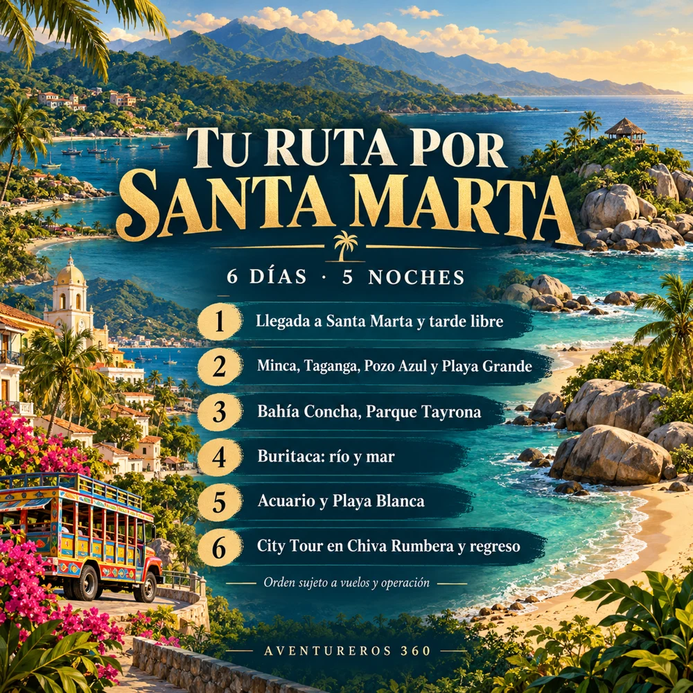 Santa Marta: playas y experiencias para tu viaje