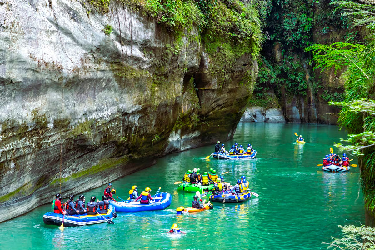 Inducción de seguridad rafting