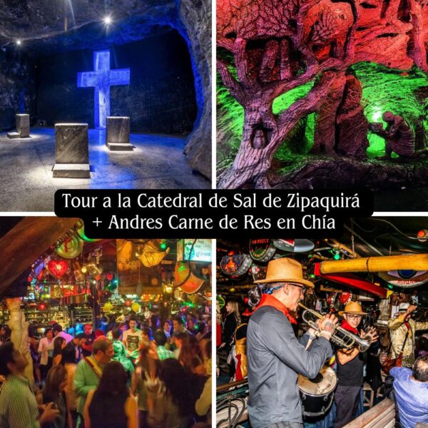 Tour a la Catedral de Sal de Zipaquirá + Andres Carne de Res en Chía Tour a la Catedral de Sal de Zipaquirá + Andres Carne de Res en Chía