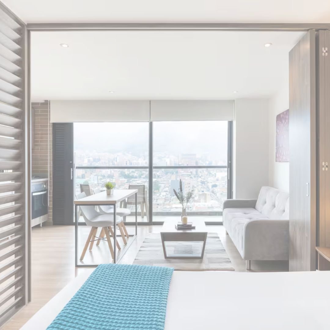 Apartamento en Bogotá para 2 o 3 personas con piscina, gimnasio y parqueadero | 72 Hub