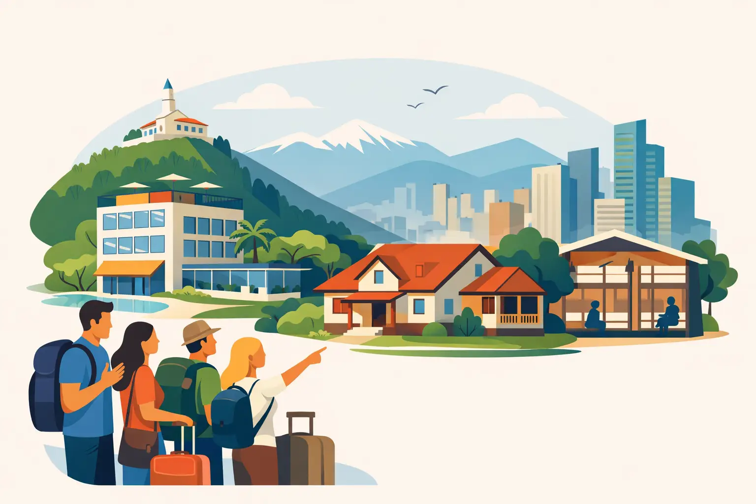 Alojamiento para grupos en Bogotá: qué elegir
