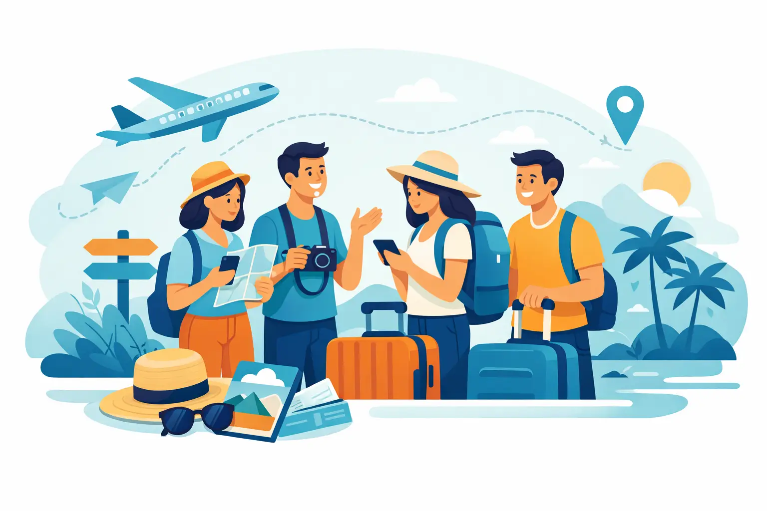 Guía para viajar en grupo sin estrés