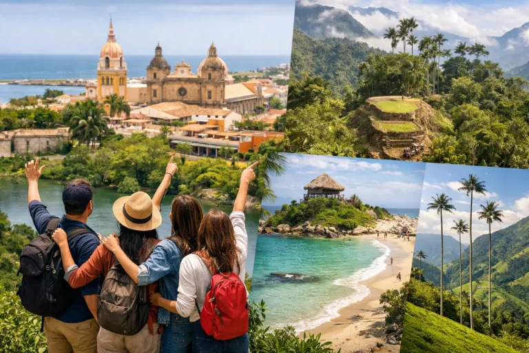 10 destinos más populares de Colombia para grupos