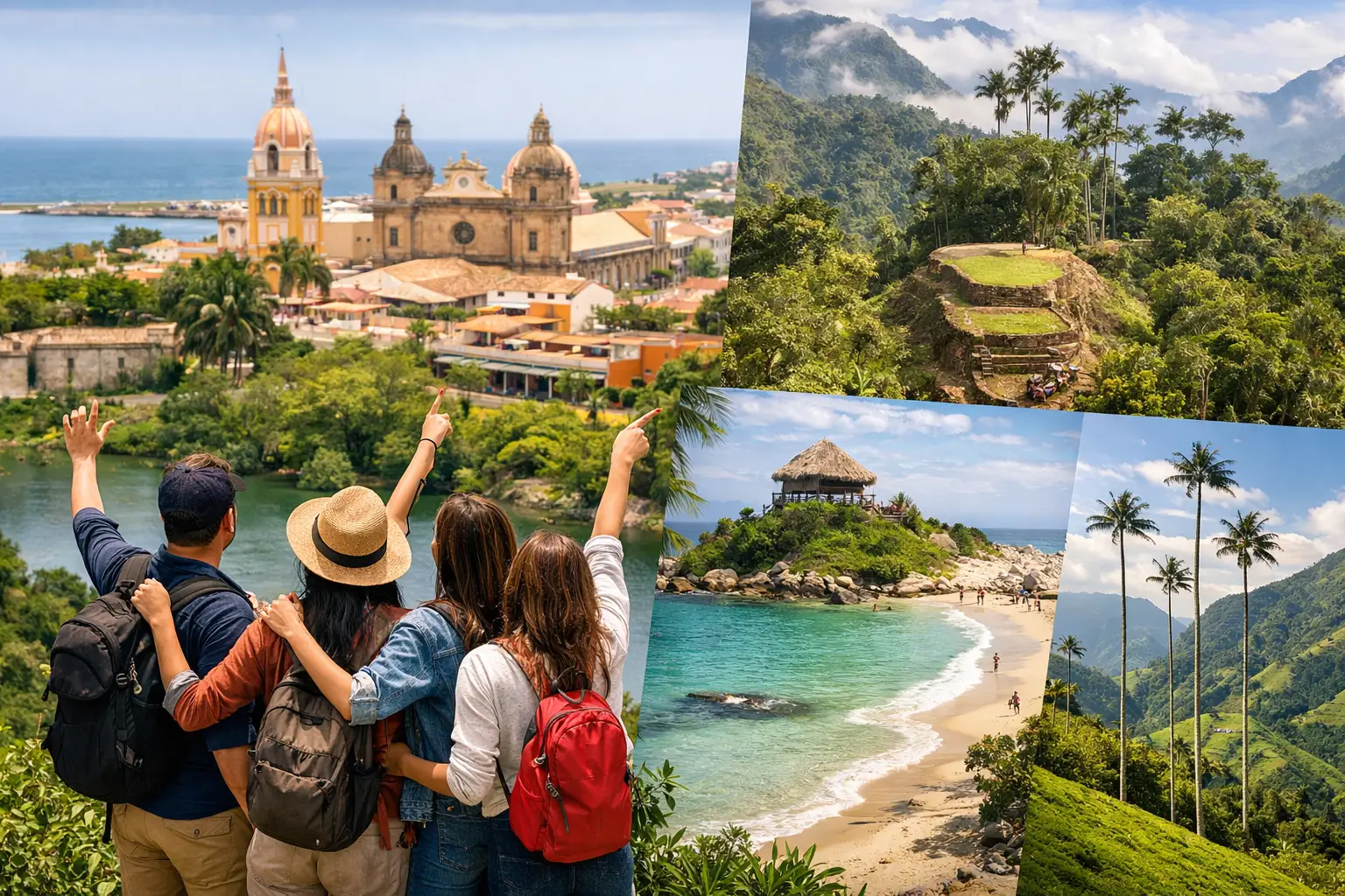 10 destinos más populares de Colombia para grupos