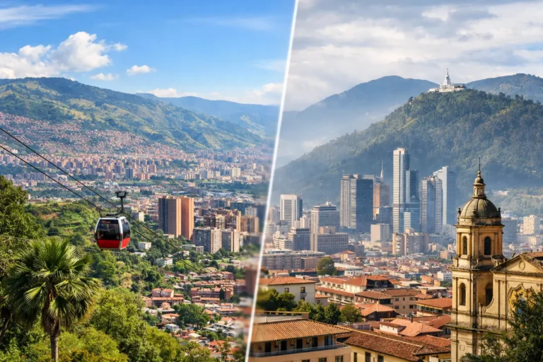 Medellín versus Bogotá turística ¿cuál elegir?