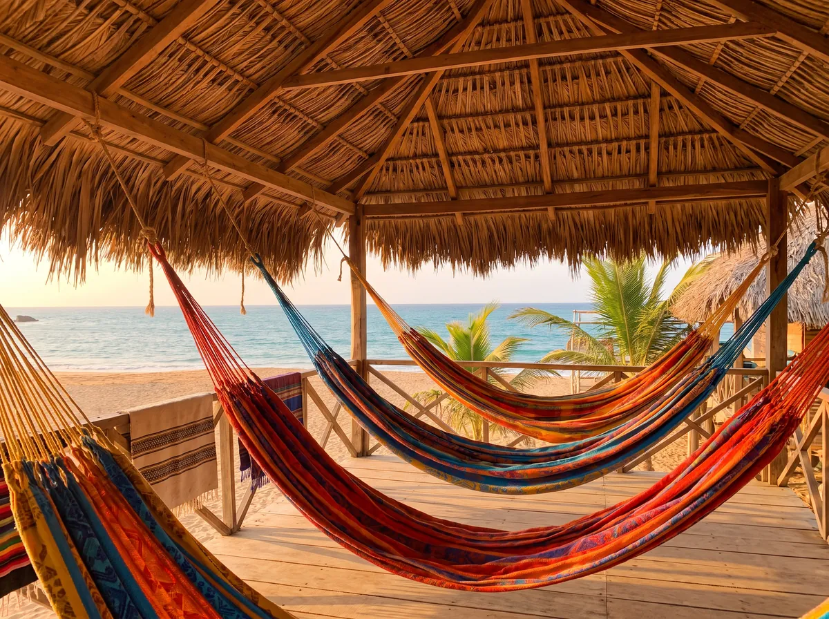 Chinchorros wayuu en una posada de Cabo de la Vela