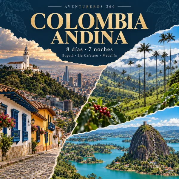 Colombia Andina: Bogotá, Eje Cafetero y Medellín en 8 días · Aventureros 360