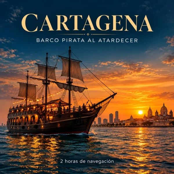 Tour en Barco Pirata por Cartagena