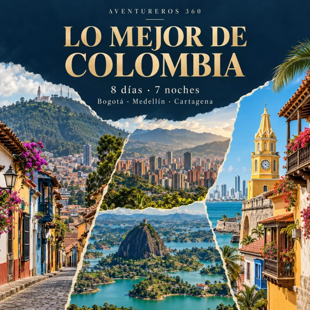Lo Mejor de Colombia: Bogotá, Medellín y Cartagena en 8 días