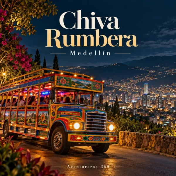Ilustración de Chiva Rumbera Medellín · Medellín y Santa Marta