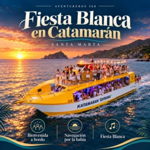 destinos-7034-portada Ilustración de Fiesta Blanca en Katamarán Santa Marta · Medellín y Santa Marta