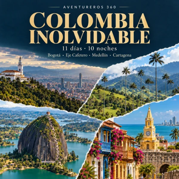 Colombia Inolvidable: Bogotá, Eje Cafetero, Medellín y Cartagena en 11 días · Aventureros 360