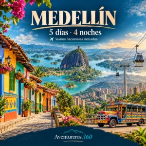 Ilustración de Medellín, Comuna 13 y Guatapé: viaje de 5 días y 4 noches con vuelos nacionales