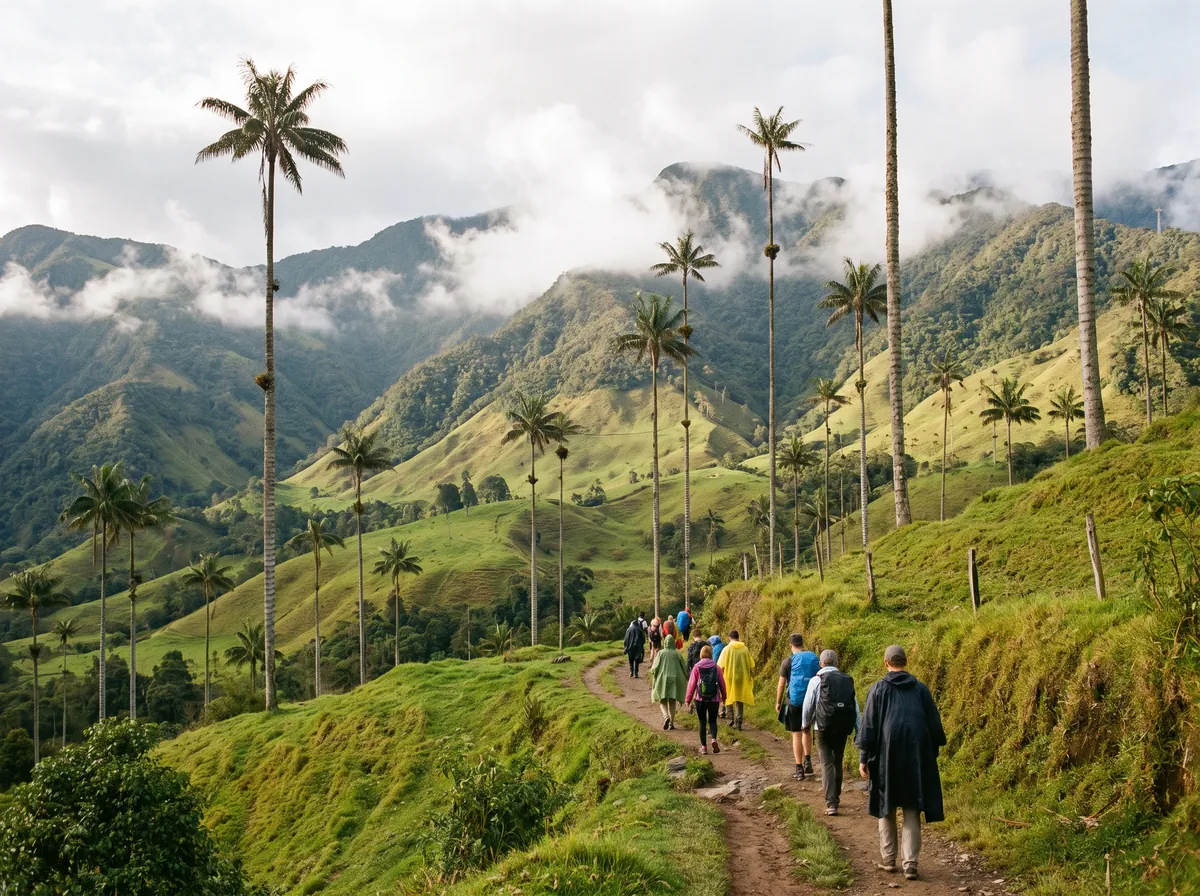 Palmas de cera en el Valle de Cocora