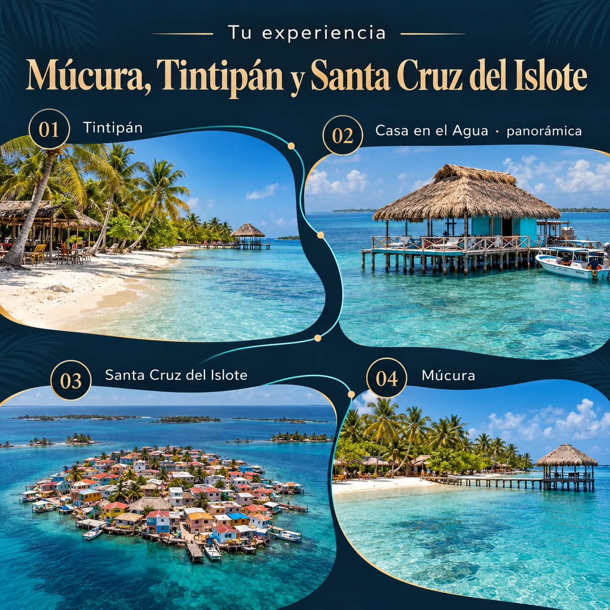 Itinerario ilustrado de Múcura, Tintipán y Santa Cruz del Islote