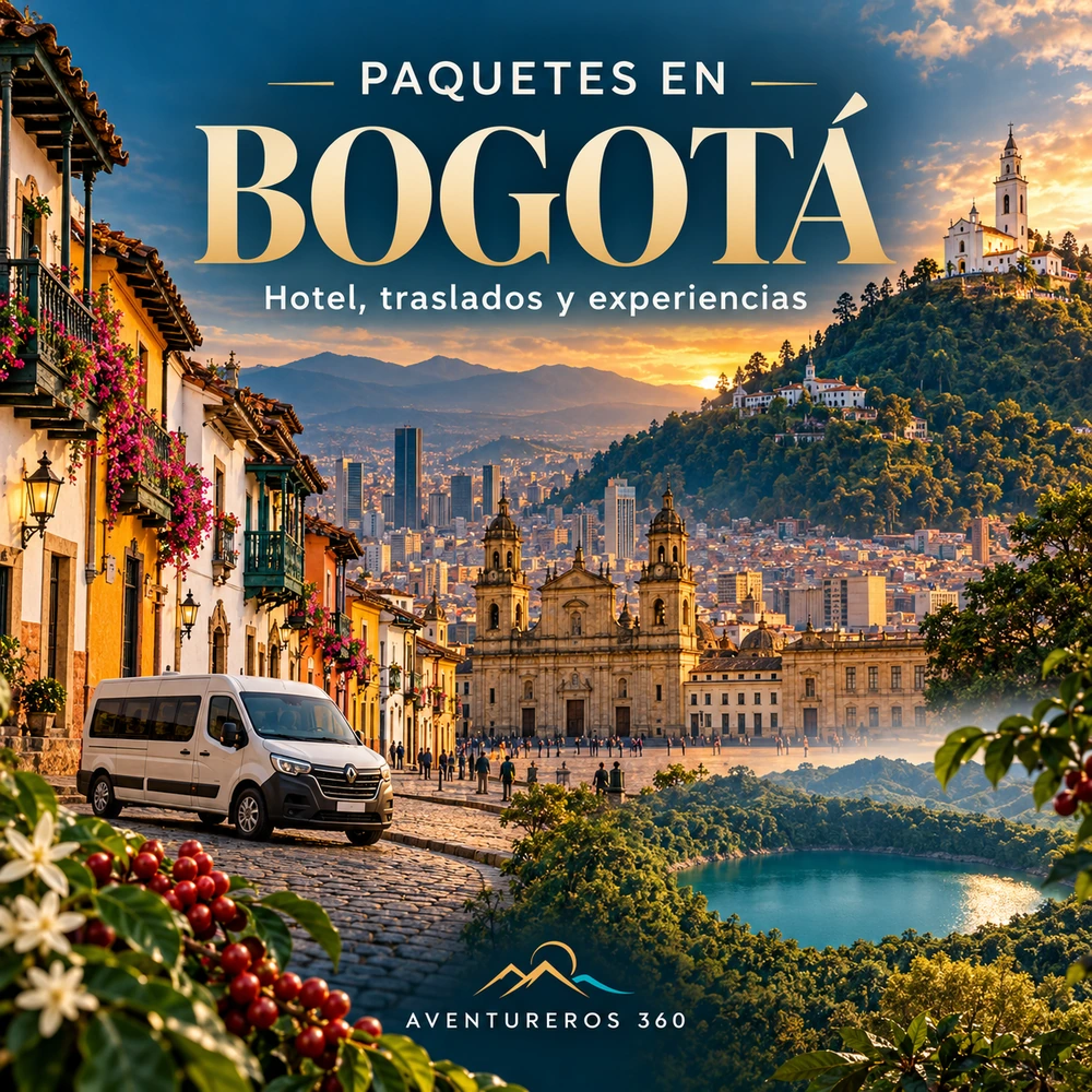 Paquetes en Bogotá: hotel, traslados y experiencias con Aventureros 360