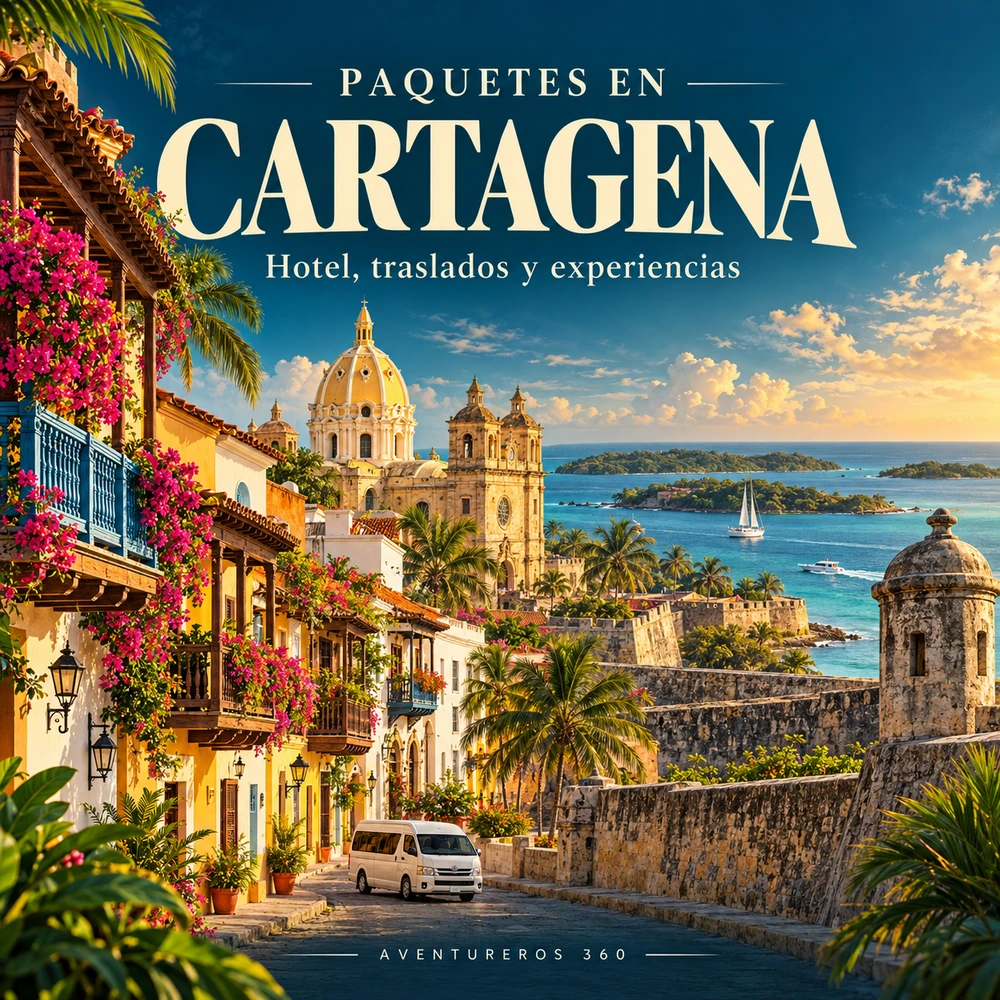 Paquetes en Cartagena con hotel, traslados y experiencias