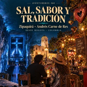 Catedral de Sal + Andrés Carne de Res en Chía desde Bogotá