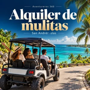 Ilustración de Alquiler de Mulitas en San Andrés Islas · San Andrés