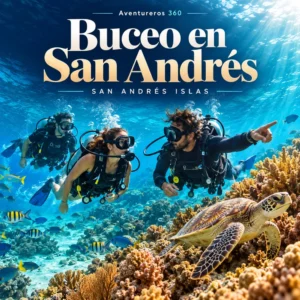 Ilustración de Buceo en San Andrés · San Andrés