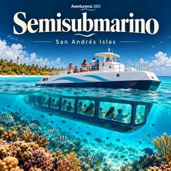 Ilustración de Semisubmarino en San Andrés · San Andrés