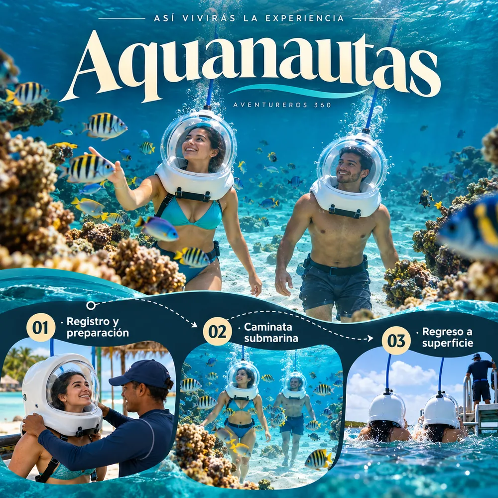 Itinerario ilustrado: Tour Aquanautas San Andrés