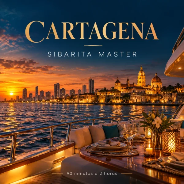 Tour en Yate: Sibarita Master en Cartagena