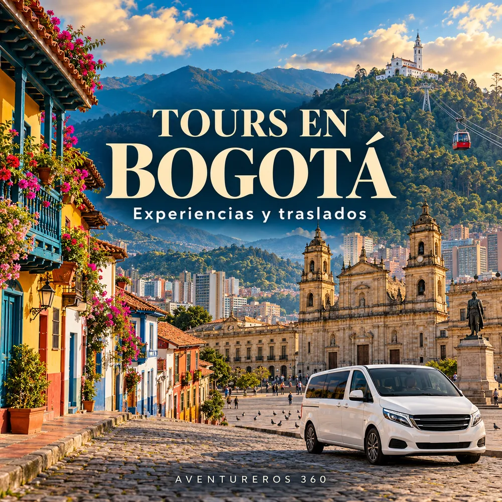 Tours en Bogotá: Monserrate, La Candelaria, Plaza de Bolívar y traslados con Aventureros 360