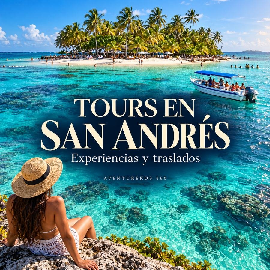 Tours en San Andrés: experiencias y traslados con Aventureros 360